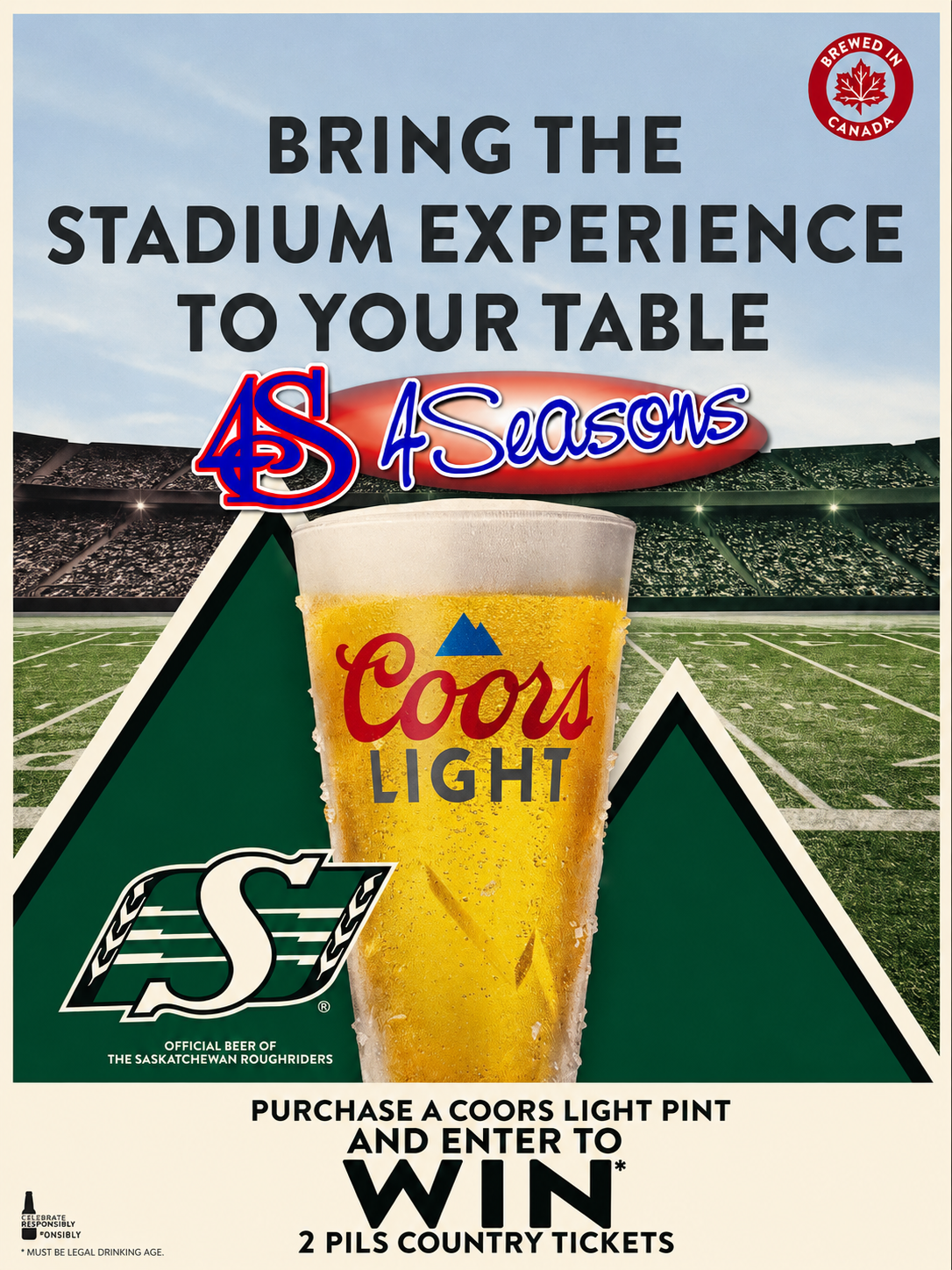 RIDERS vs ARGOS Friday June 26 7pm