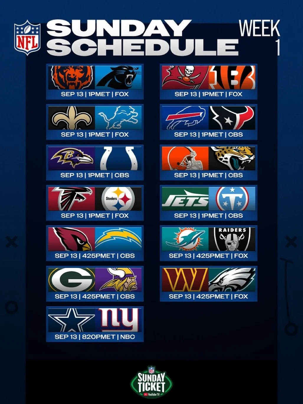 NFL Sunday Ticket at 4Seasons