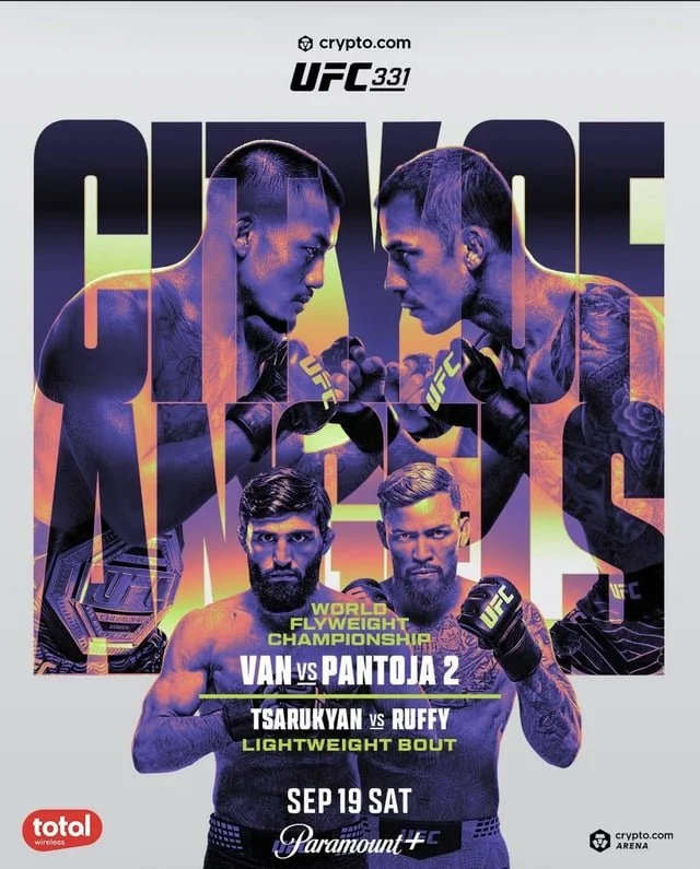 UFC 331 VAN vs PANTOJA 2 SAT SEPT 19