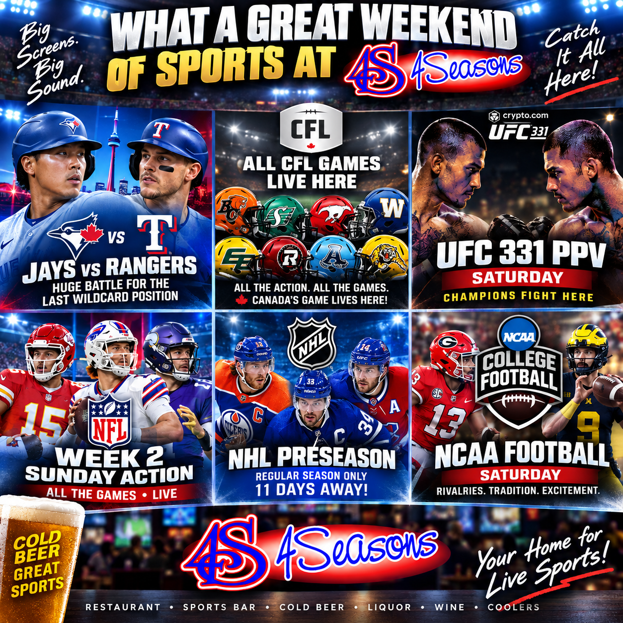 Great action this weekend at 4Seasons