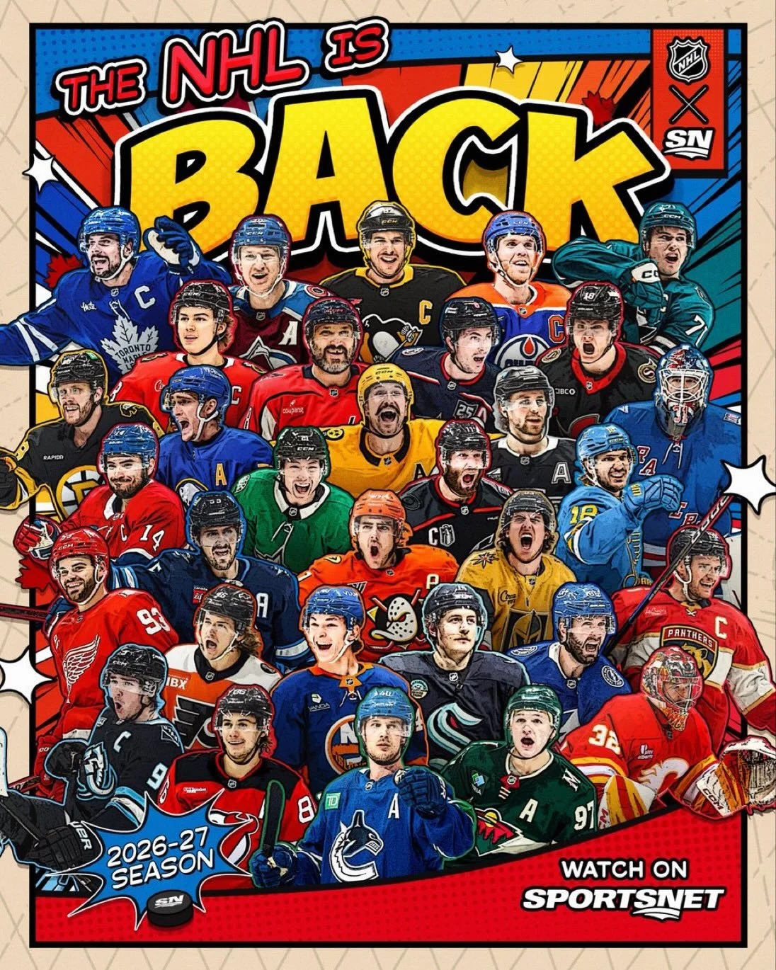 🏒⚾ NHL IS BACK &mdash; AND SO ARE THE MLB PLAYOFFS!

It&rsquo;s a TERRIFIC TUESDAY at 4Seasons!

🇨🇦 The Leafs and Habs renew their rivalry to get the night started, followed by the Canucks visiting the Oilers. Puck drops at 5PM!

📺 BIG SCREENS. B