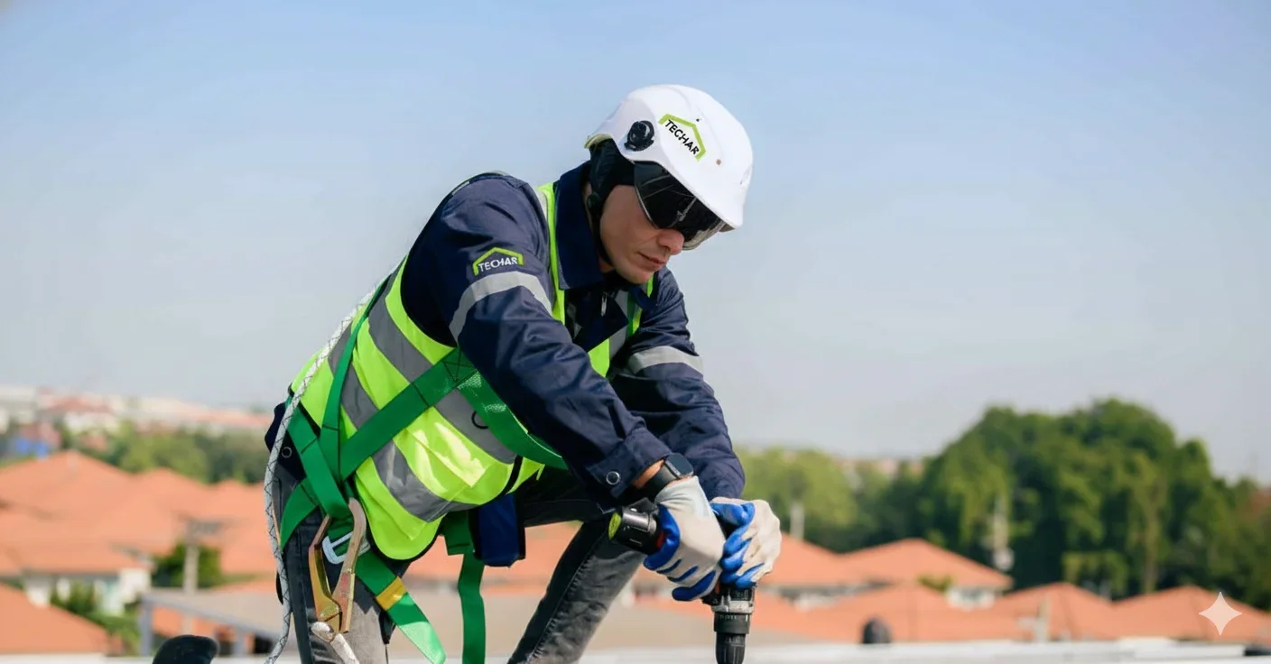 Instalación de techo Domestico