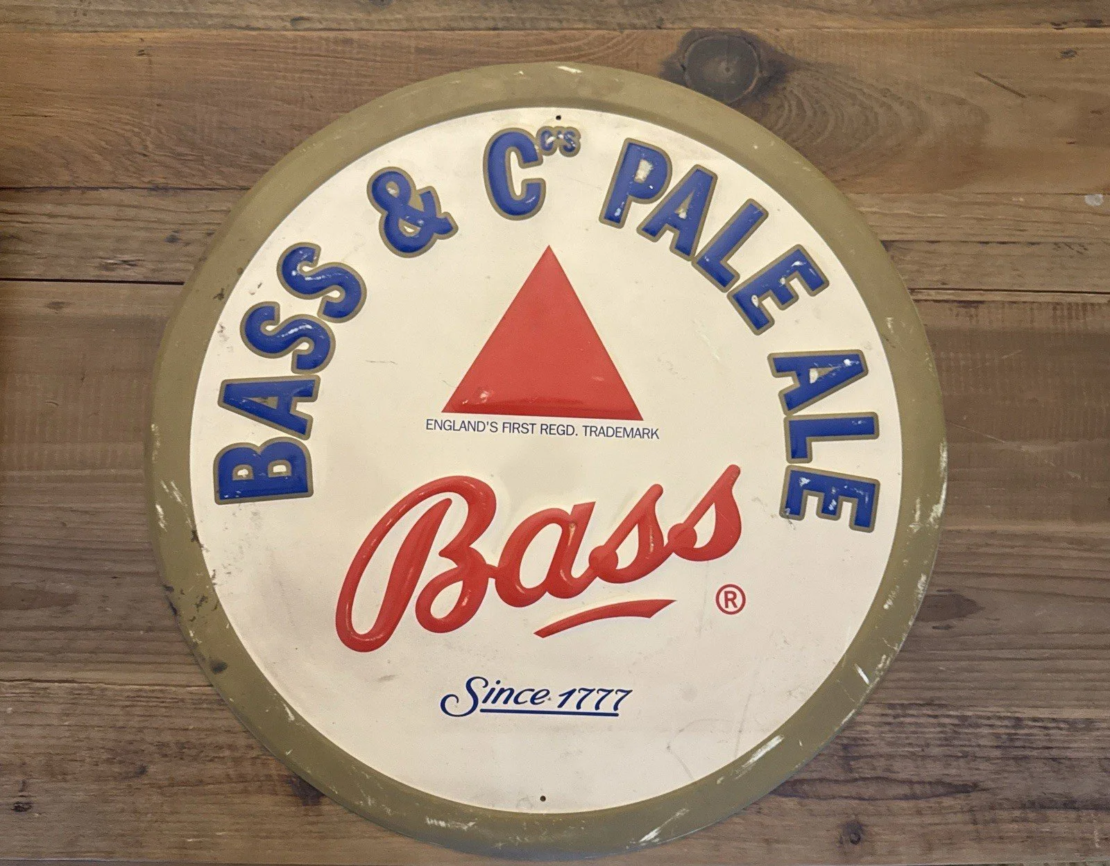 Vintage Bass & Co's Pale Ale Beer Sign