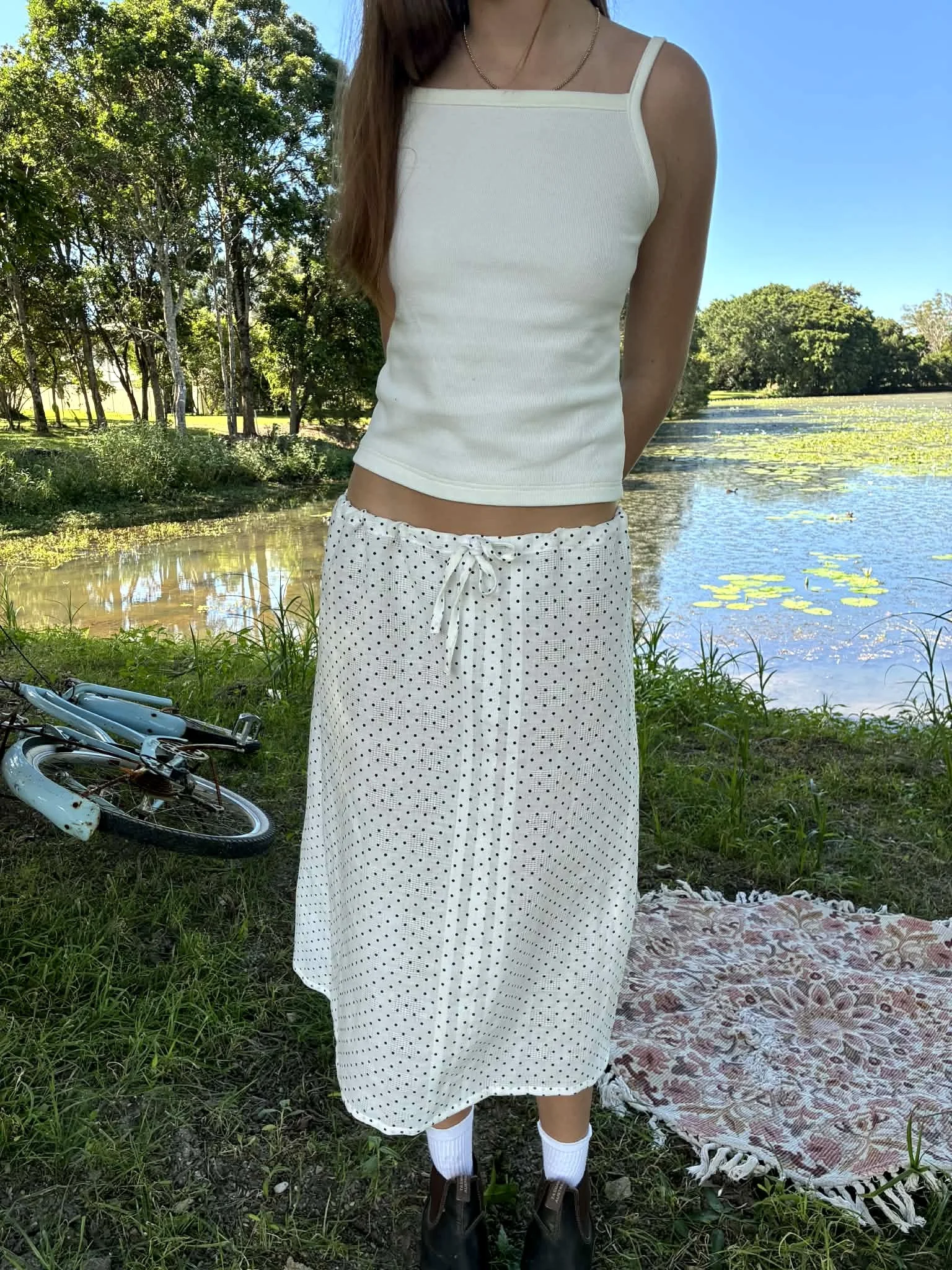Polka Ties Skirt