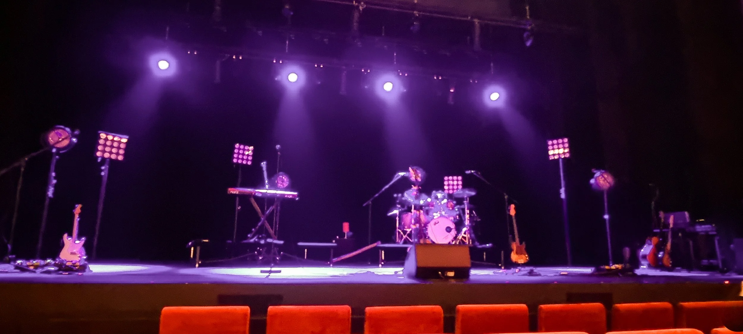 preparing for a worship service