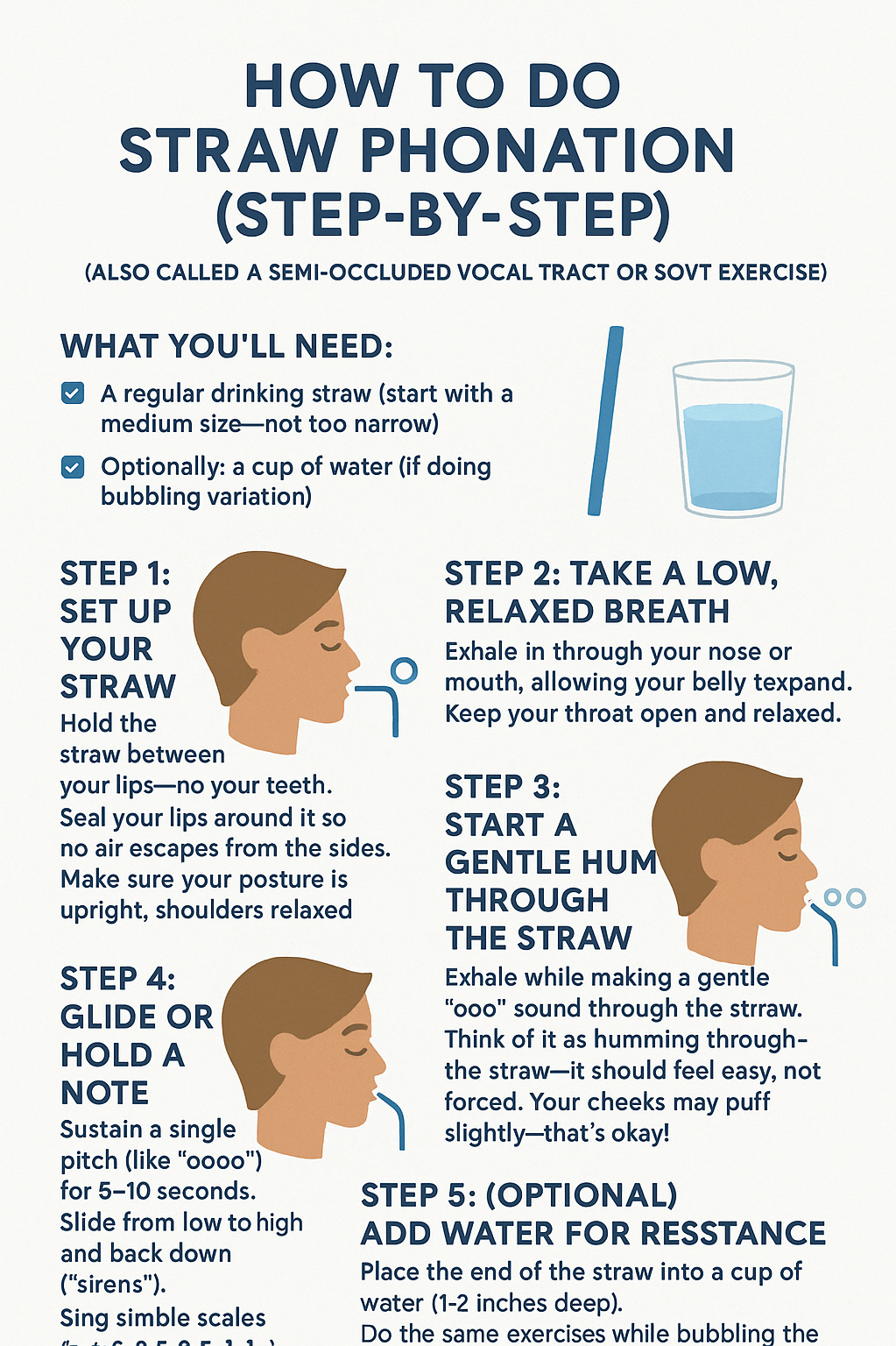 demonstration of SOVT exercises