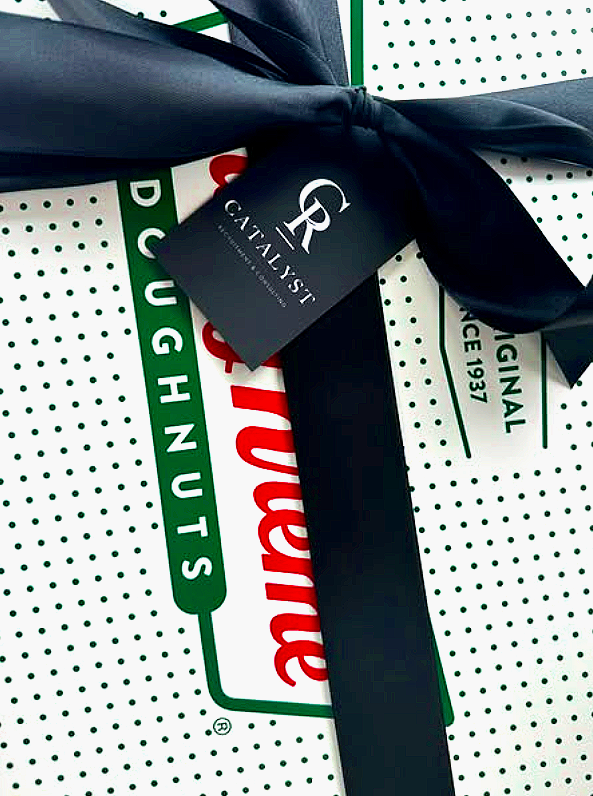 Crispy creme donuts, gift for a new starter