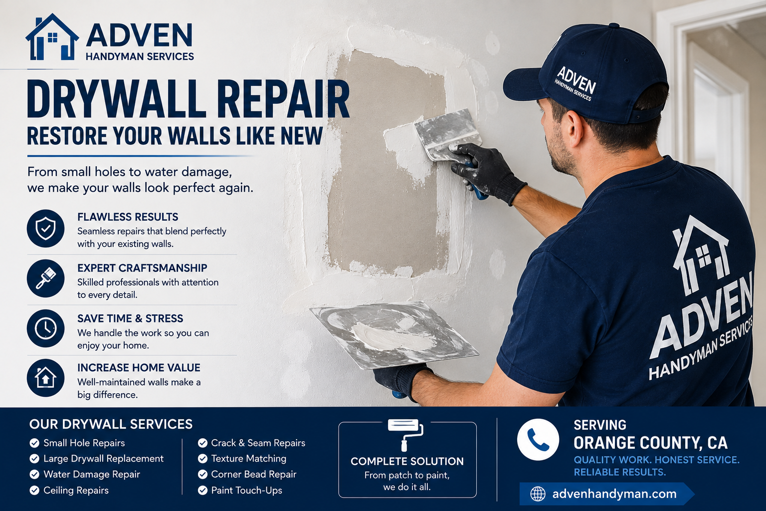 Drywall Repair: Restore Your Walls Like New