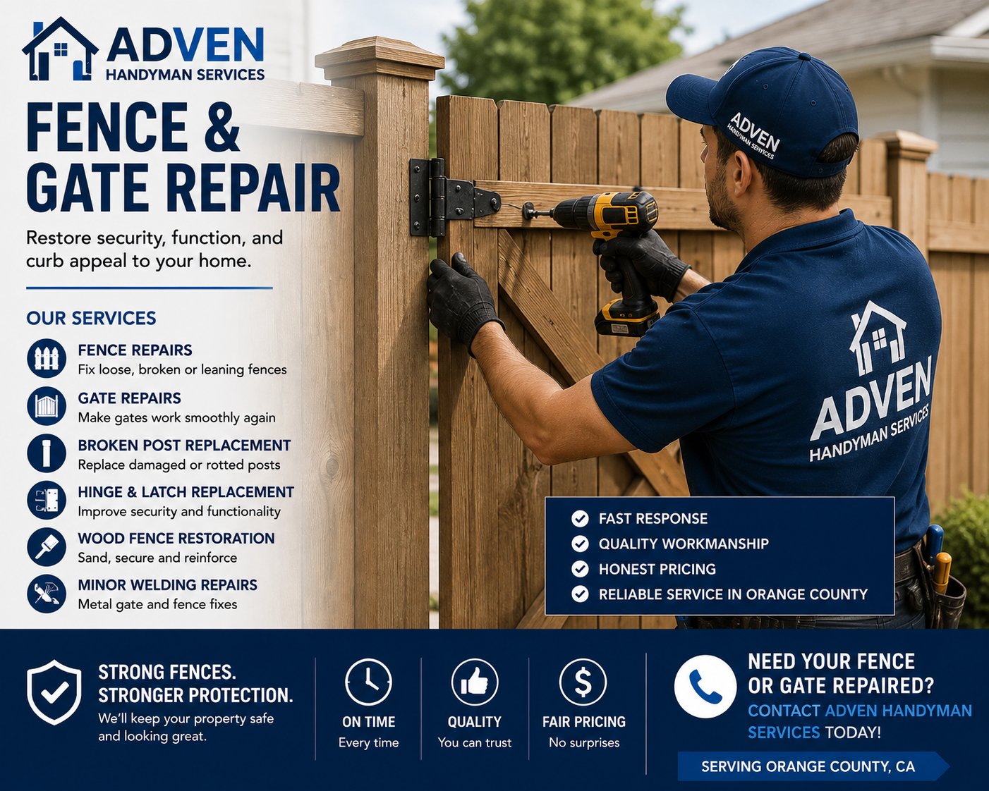 Fence &amp; Gate Repair