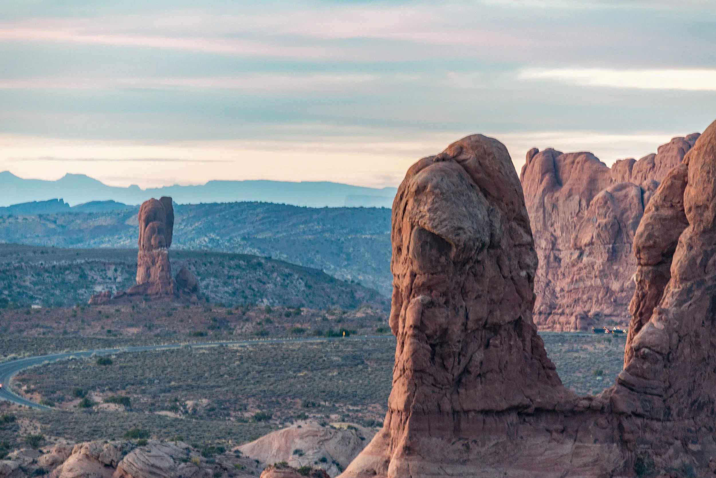 Balanced Rock in Arches National Park. 