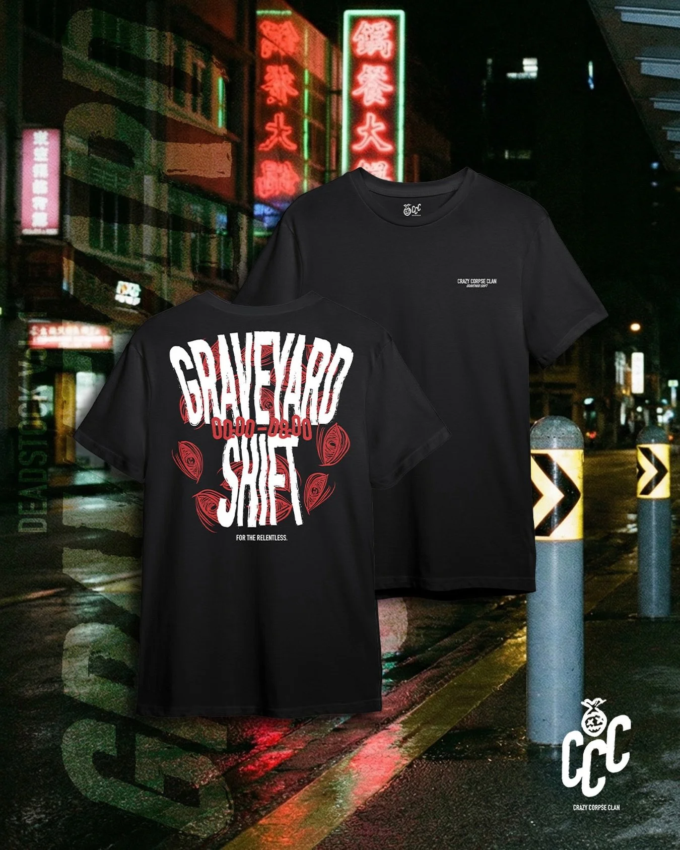 ALL EYES. 👁️

Street level sight. The shift doesn&rsquo;t pause for anyone.

Shop Deadstock Vol. 1 now. Link in bio.

#supportlocalsg #hustleculture #streetwearsg #sgstreetwear #graveyardshift