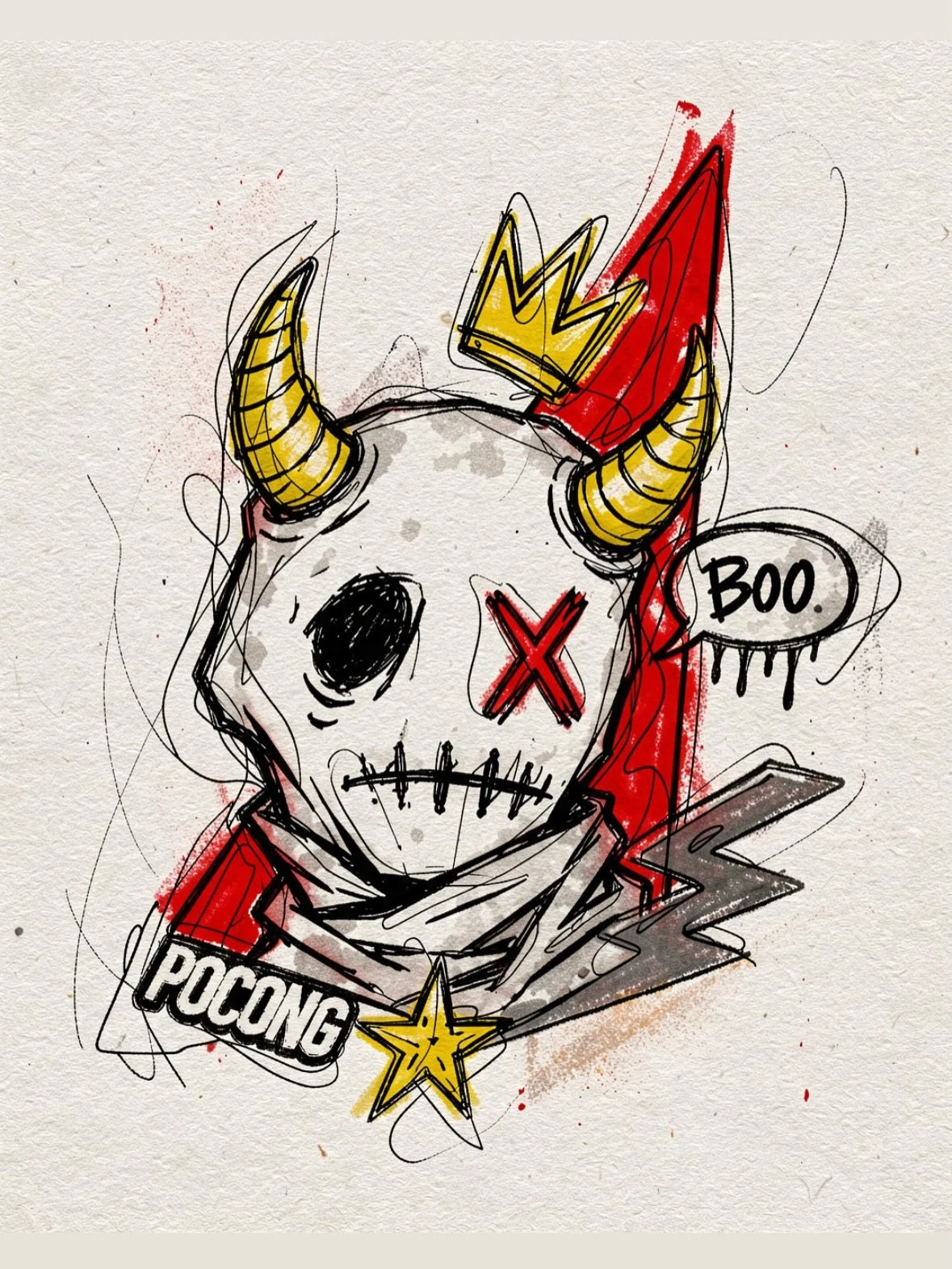 BOO.

Volume 02: POCONG.

#sgstreetwear #undergroundstreetwear #pochong #streetwearstartup #streetweargraphics