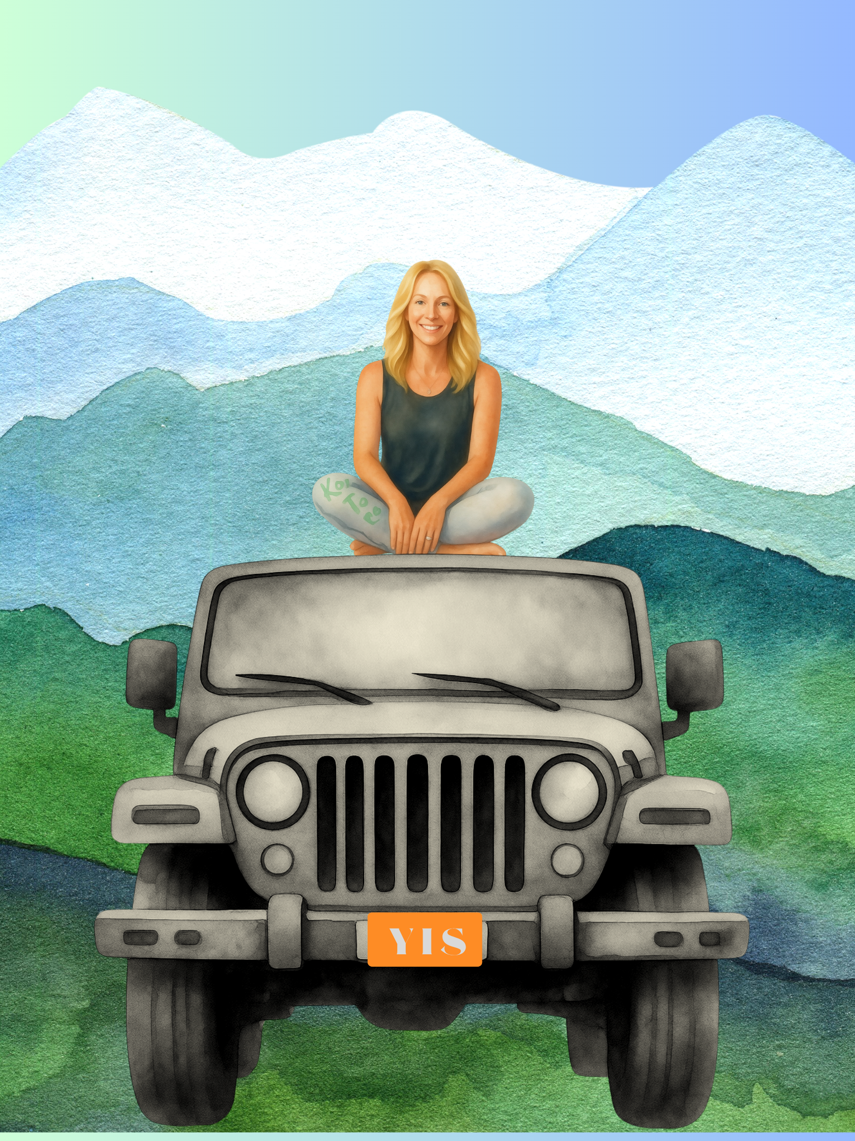 You will get THERE, but in the meantime BE HERE…           Podcast-like Vlog- Journey with the Yogi in Scrubs 