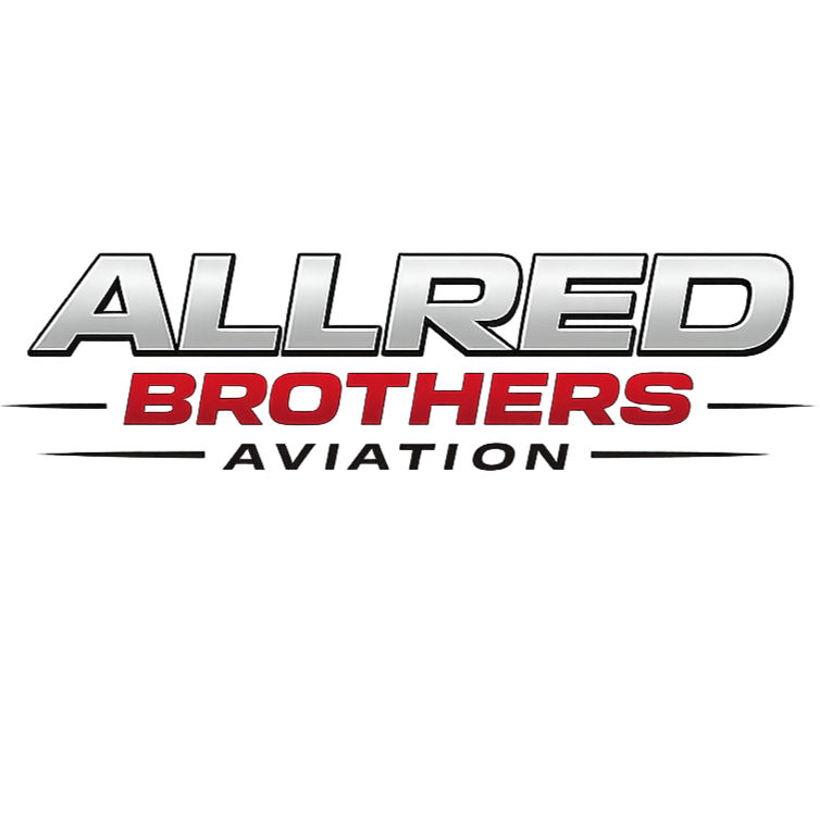 Logo for Allred Brothers Animation with bold silver and red text.