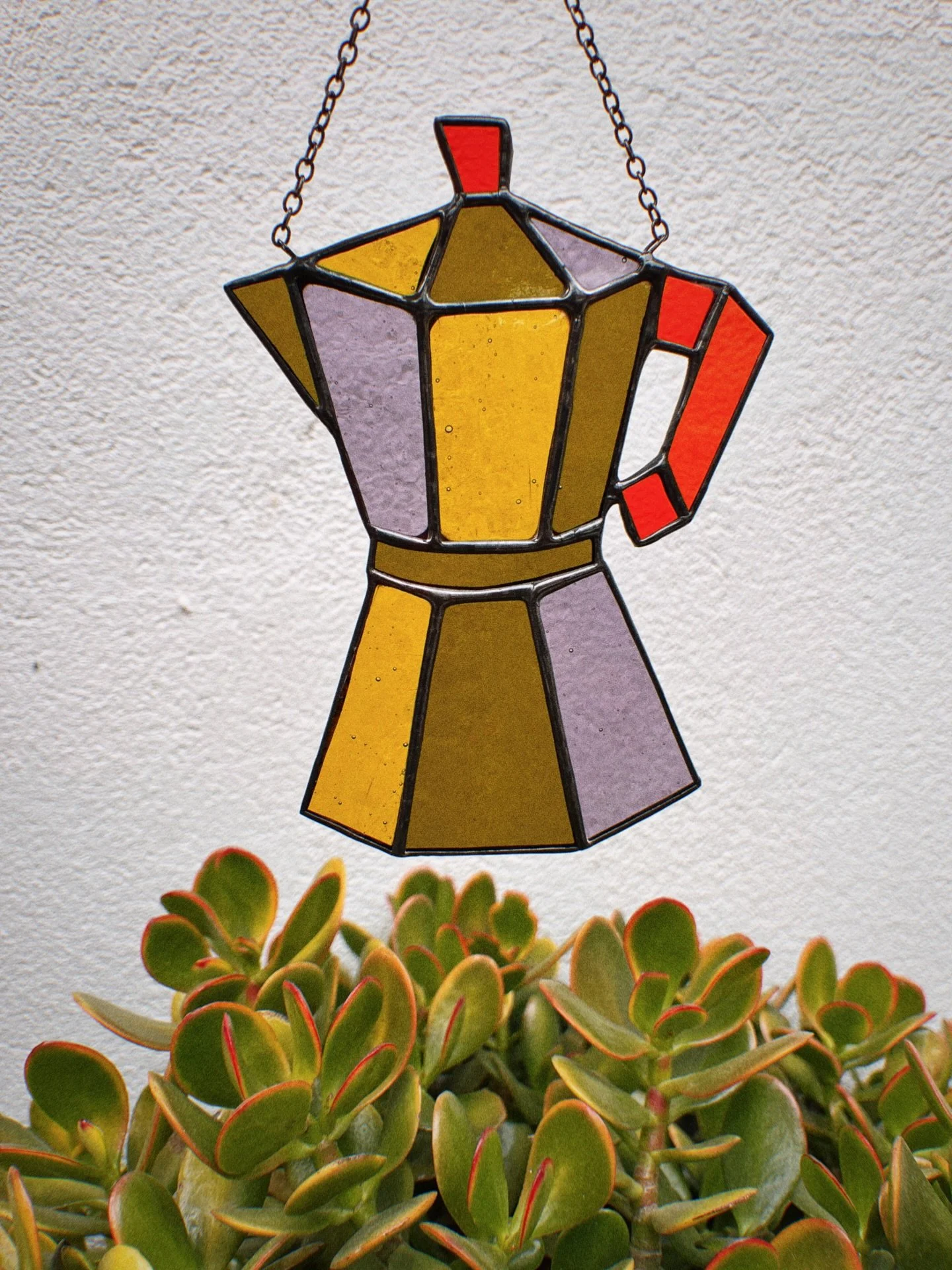 New retro Moka Pot alert! ☕💖 
This one was sold instantly at the last market, but I&rsquo;m getting 2 more ready for you this Sunday at Rose Street Artist Market, 10am&ndash;4pm. Perfect Valentine&rsquo;s gift for a coffee lover. Come grab yours!