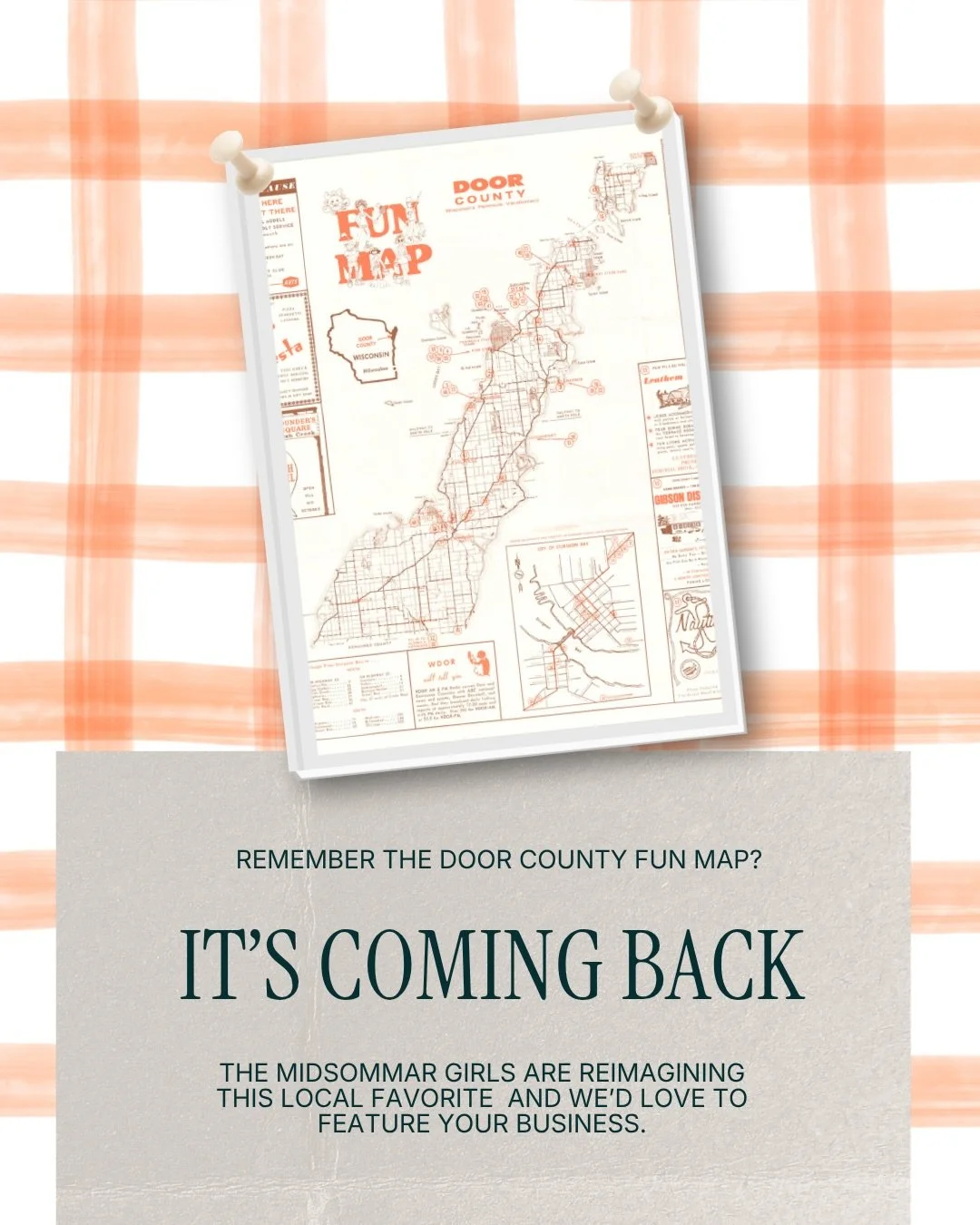 Door County businesses, we&rsquo;ve got something exciting for you&hellip; 👀

We are bringing back a beloved Door County tradition featuring the best local businesses, food, shopping and experiences into one fun guide distributed across Door County 