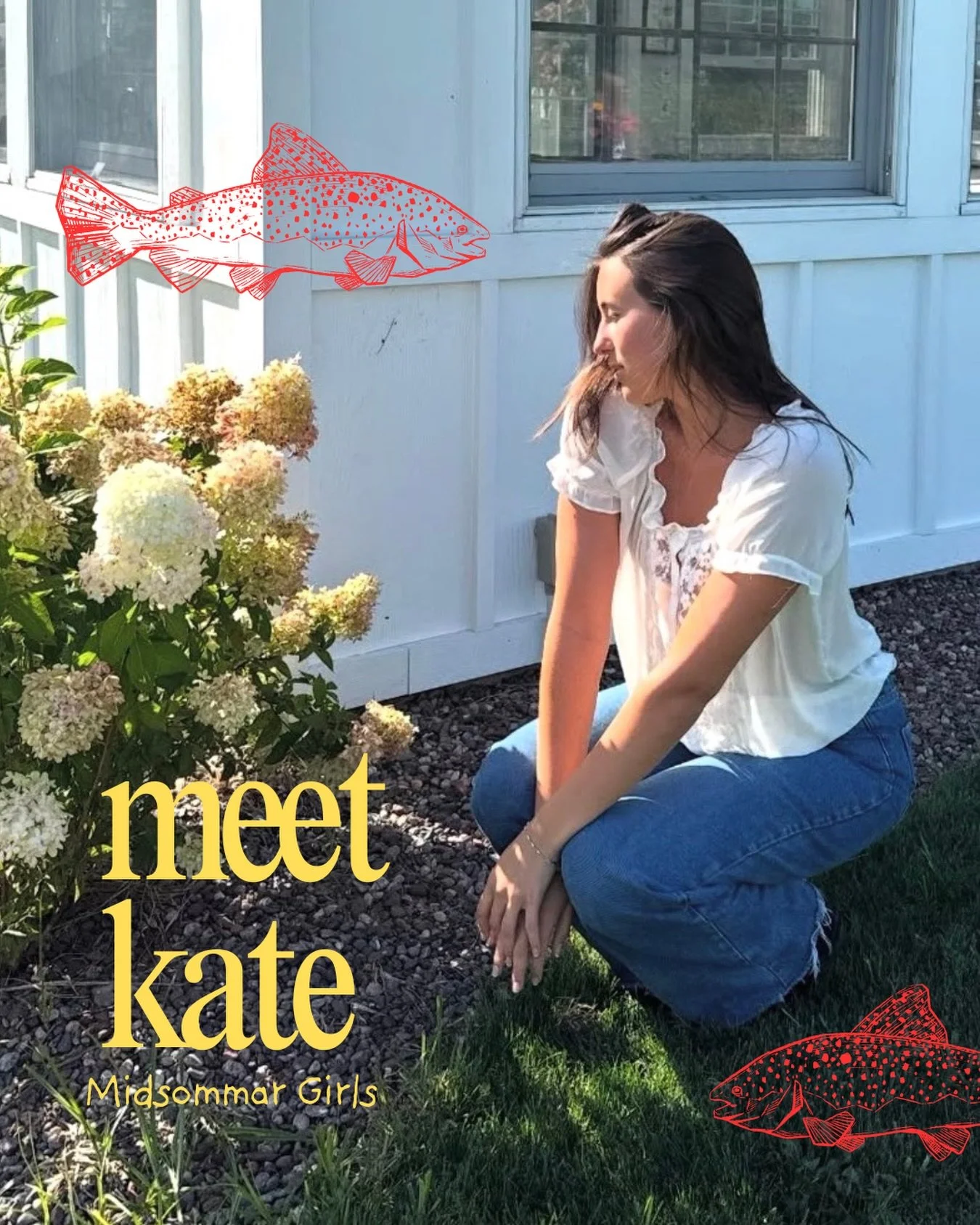 Meet Kate!! Kate is graduating from Columbia College Chicago this spring with a degree in fashion communications and is our third Midsommar Girl! 🍒🌈

Kate is the founder of The Conscious Closet, a sustainable fashion blog &amp; shop. She has never 