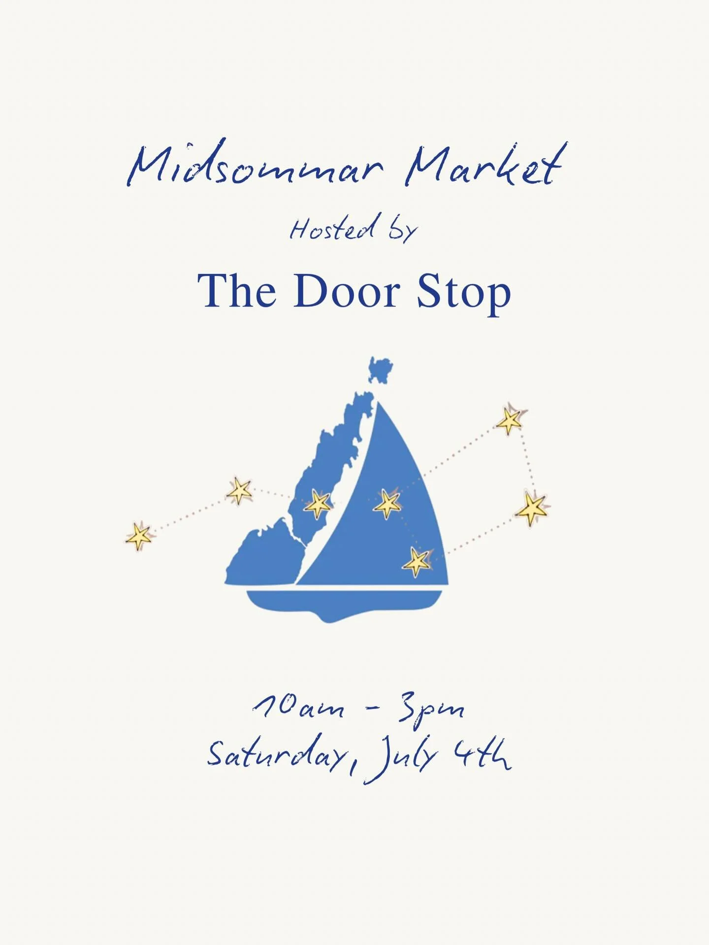 @midsommargirls x @the_doorstop for 4th of July 🇺🇸

Join us for a makers market this Fourth of July from 10am-3pm

Vintage clothes, handmade jewelry, NEW Door Stop merch 👀 &amp; more! 

#thedoorstop #doorcountymarket #makersmarket #fourthofjuly #s