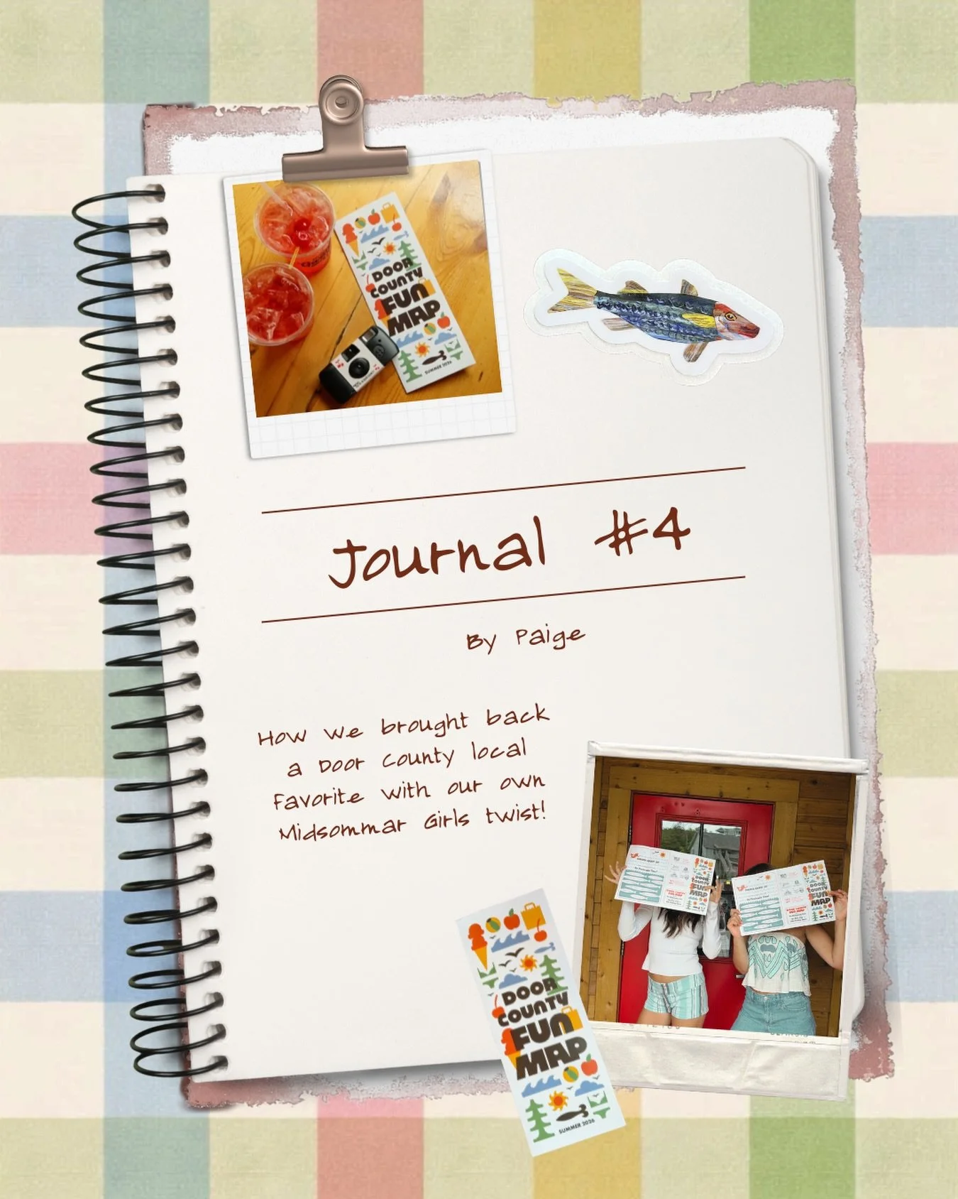 Journal #4 is live! 🗺️🍒

Paige is sharing the story behind the Door County Fun Map! From the idea to the design to seeing the finished maps out in the wild, this one was so fun to bring to life 🤍

Read now @midsommargirls.com