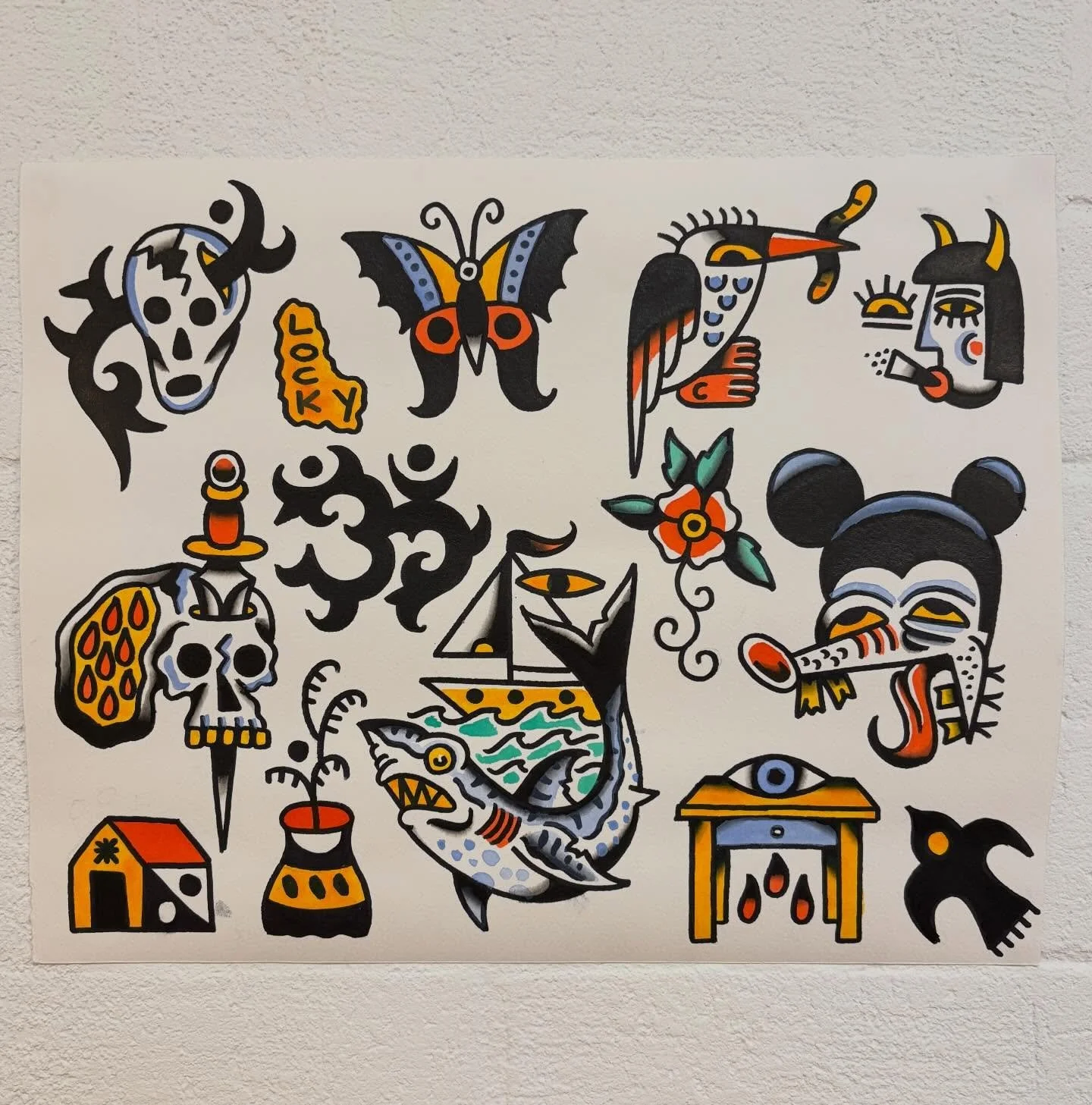 @lockyharley designs for the SUPER DELUXE FLASH DAY!!!

When: Sunday 25th of January 
10:00am till late

Where: Super Deluxe Tattoo 
4/6 Merimbula drive, Merimbula 2548

Tattooers: 
@lockyharley 
@jimwilsontattoo 
@donny_tattoo_ 

Selected flash piec