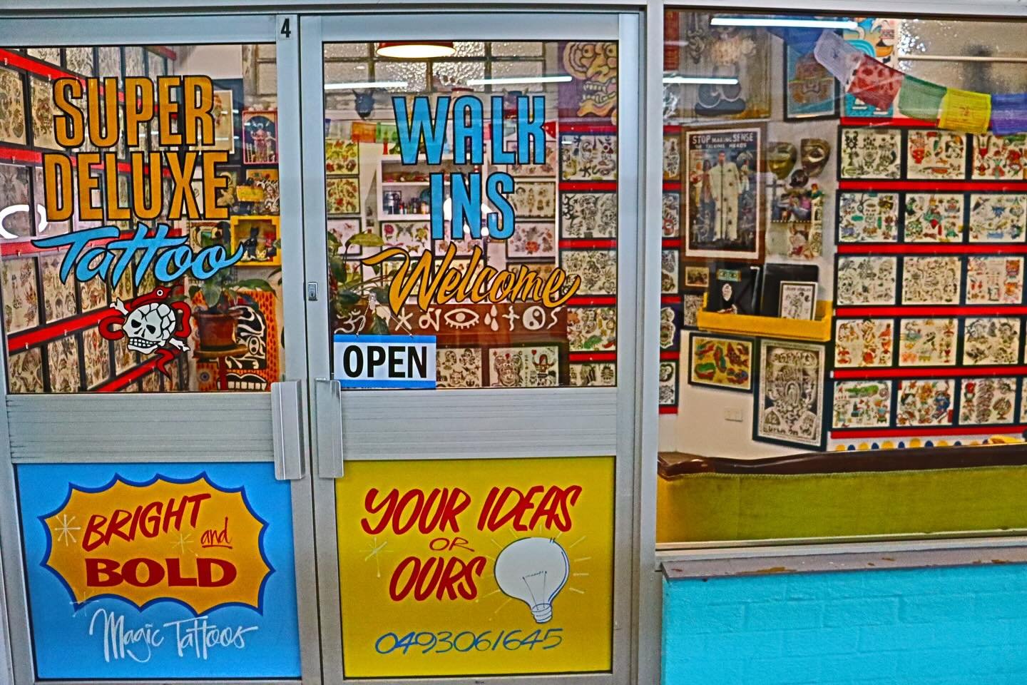 SUPER DELUXE TATTOO 

Dm or email for bookings in March!