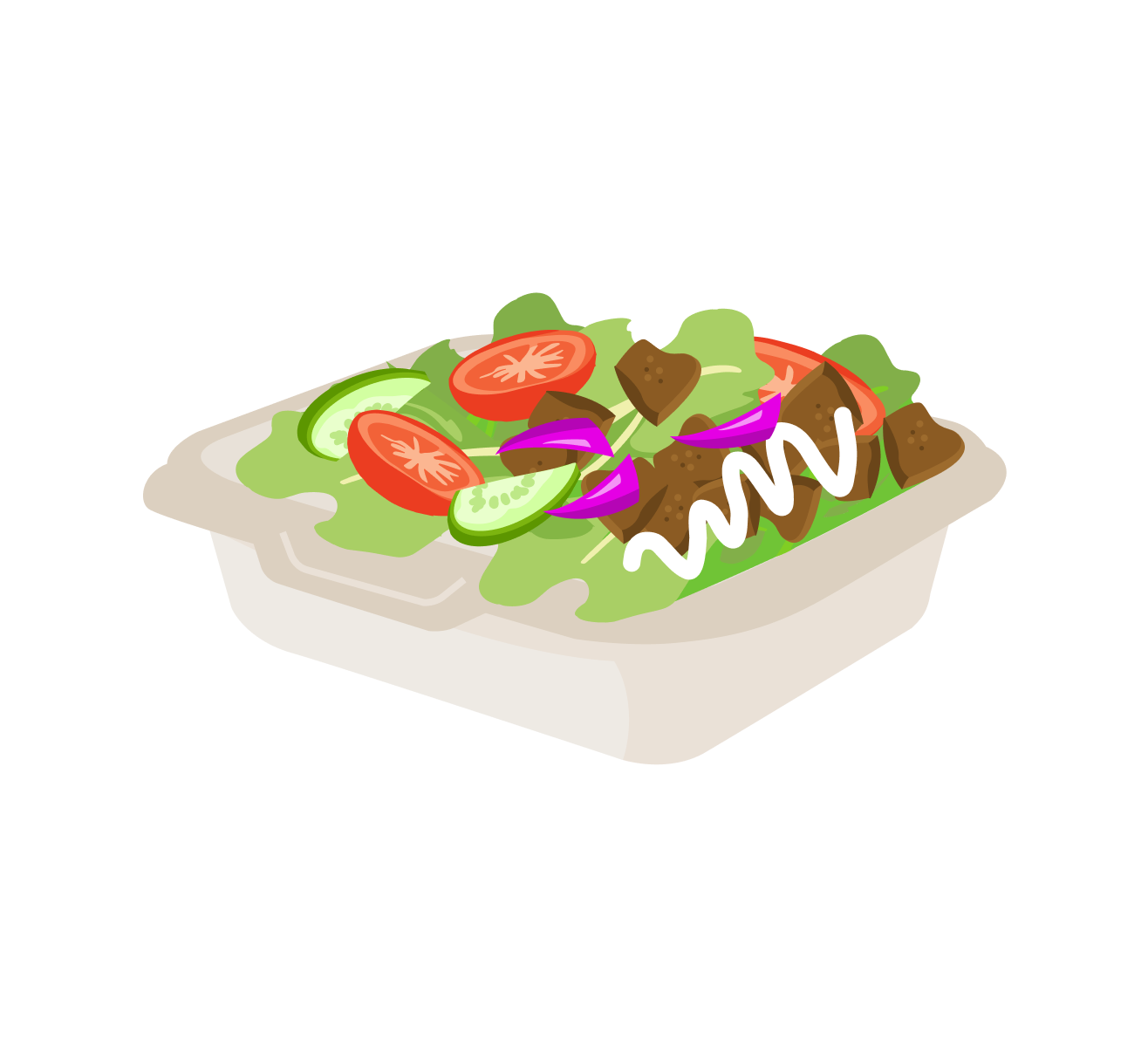 Lamb salad
