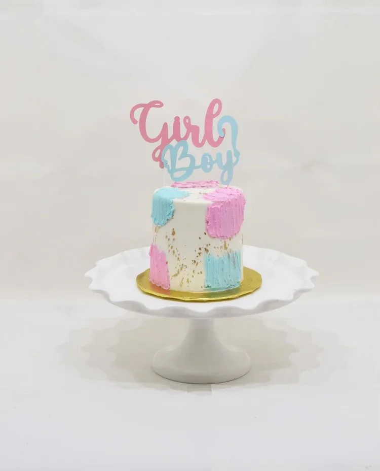 Girl or Boy? Gender Reveal Cake