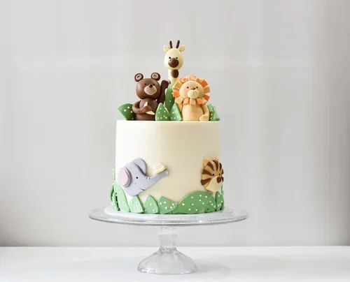Baby Shower cake jungle animals.webp