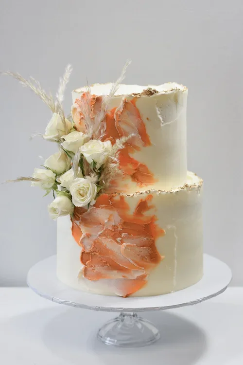 peach paint swipe cake.webp