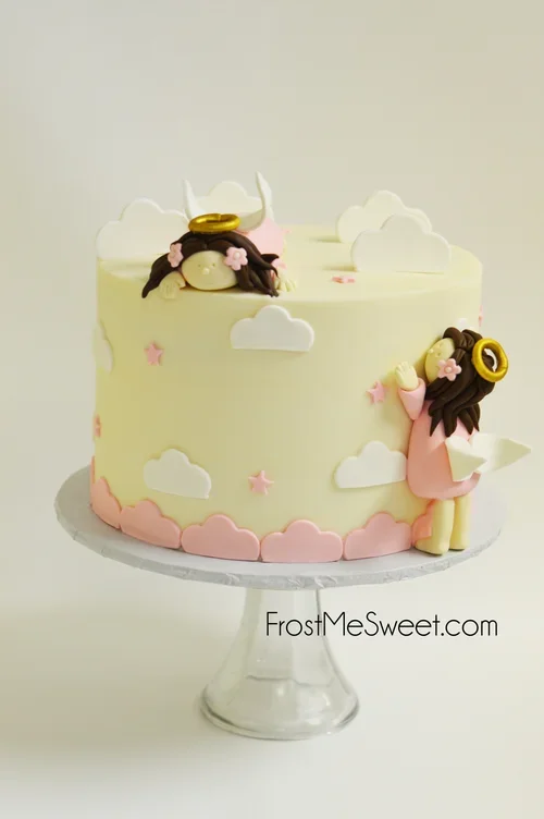Baby Shower cake angel.webp