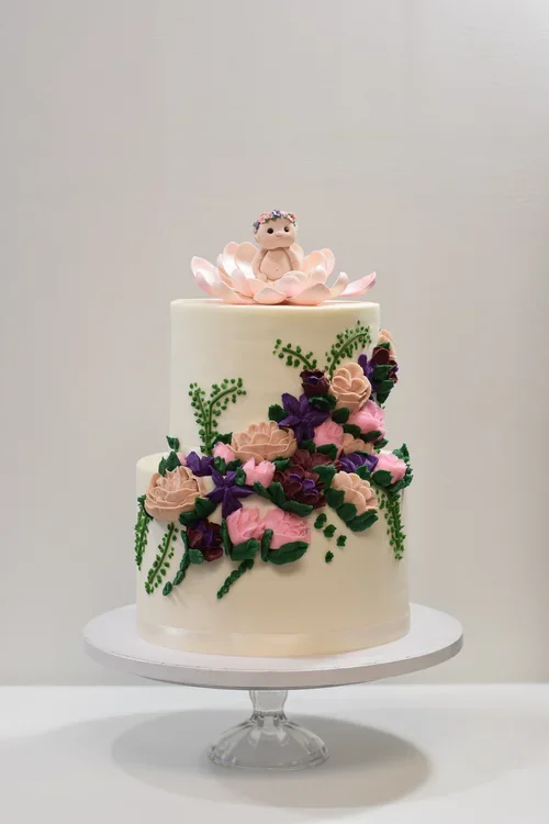 Baby Shower cake flower baby.webp