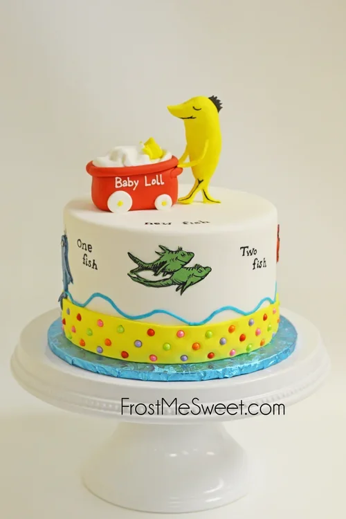 Baby Shower cake one fish.webp