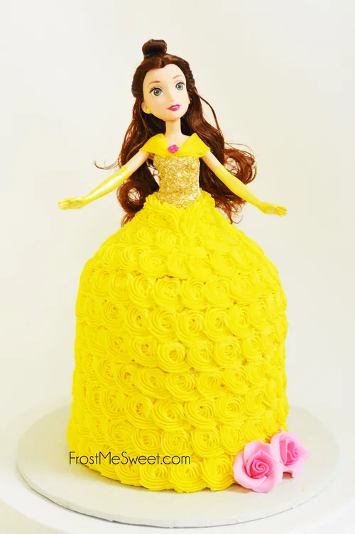 belle barbie cake.webp