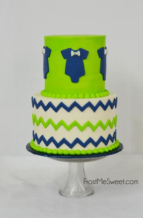 Baby Shower cake seahawks.webp