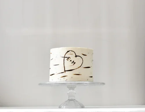 WHITE BIRCH sMALL 1 TIER WEDDING CAKE.webp