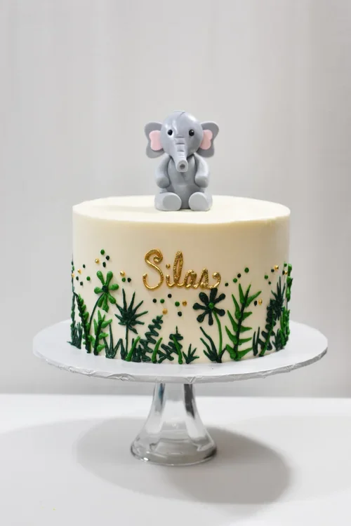 Baby Shower cake jungle elephant.webp