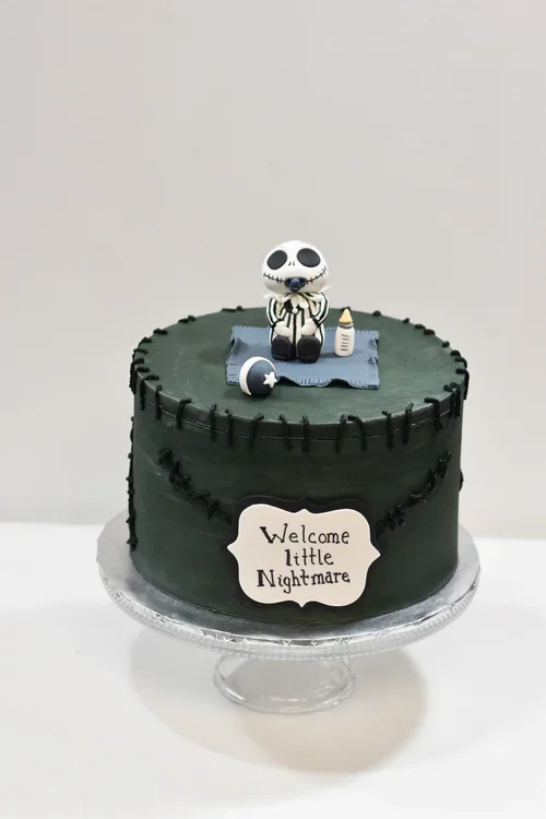Baby Shower cake nighmare beforechristmas.webp