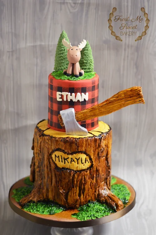 lumberjack+wood+log+with+axe+cake.webp