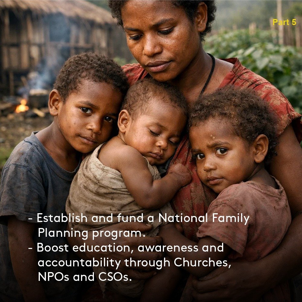Family planning is not about limiting families.
It&rsquo;s about giving every child a real chance.
A healthy mother.
Enough food.
A proper education.
When families are stronger, Papua New Guinea is stronger.
What do you think &mdash; Tupla pikinini i