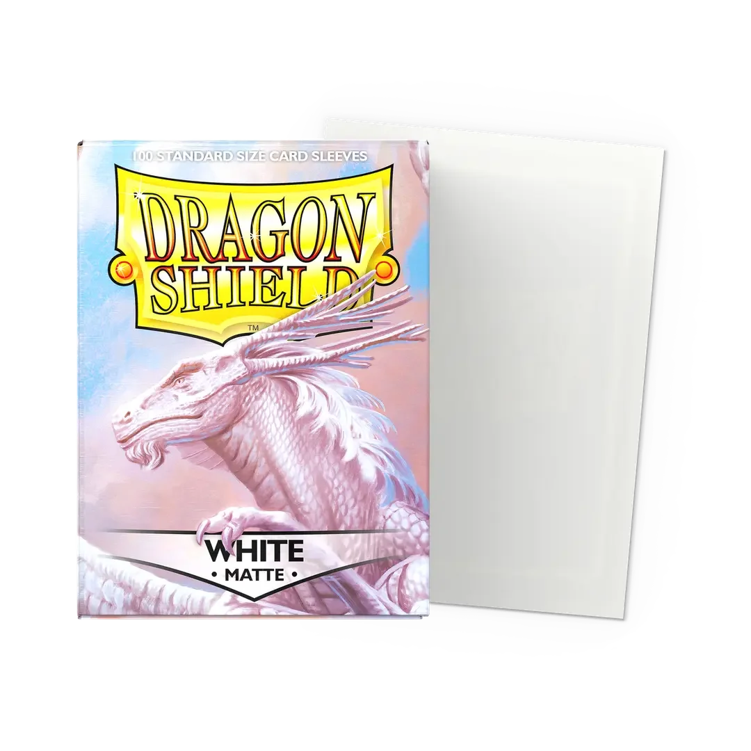 Dragon Shield White Matte Sleeves