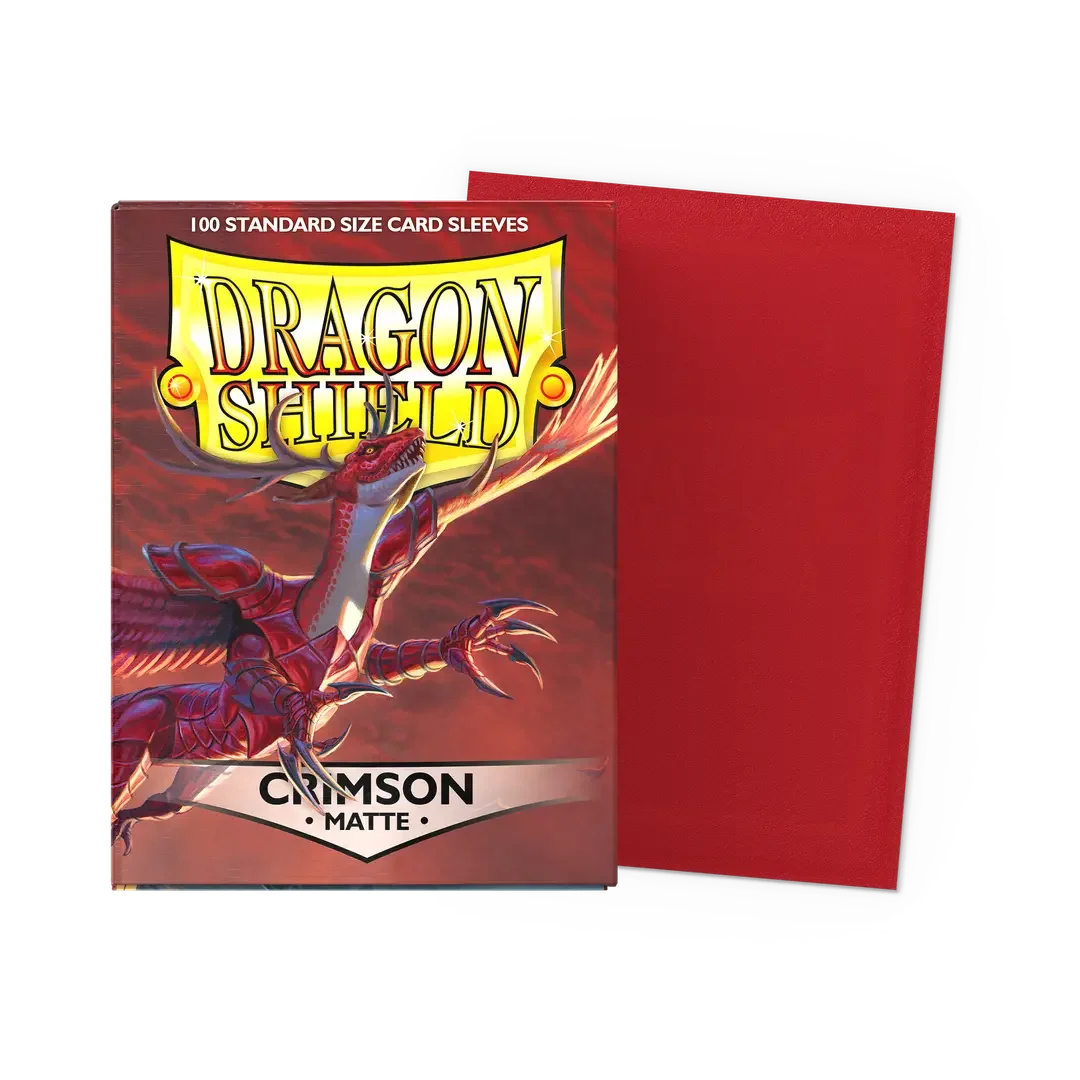 Dragon Shield Crimson Matte Sleeves