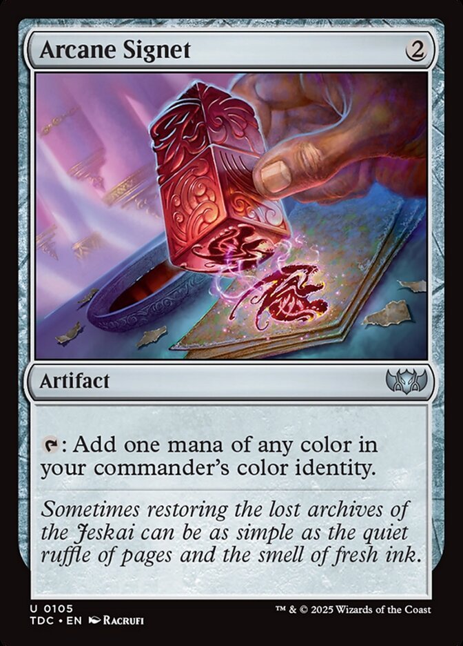 Arcane Signet - Commander: Tarkir: Dragonstorm (TDC) #105