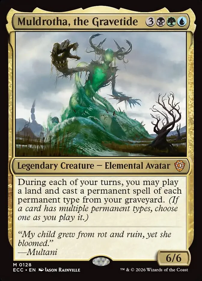 Muldrotha, the Gravetide - Lorwyn Eclipsed Commander (ECC) #128