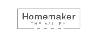 Logo with the text 'Homemaker The Valley'}