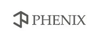 Logo of PHENIX with stylized 'P' and company name