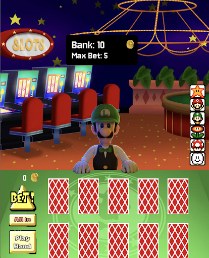 Luigi Picture Poker