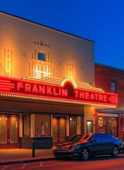 Franklin Theater in the historic district of Franklin, TN