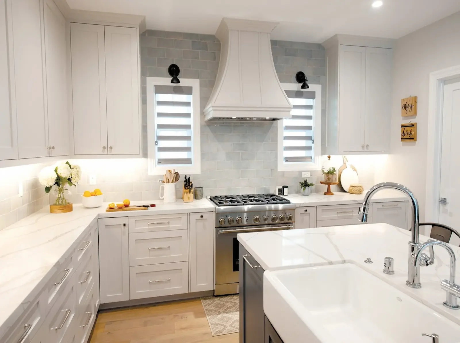 Norman sheer shades providing daytime privacy with filtered light