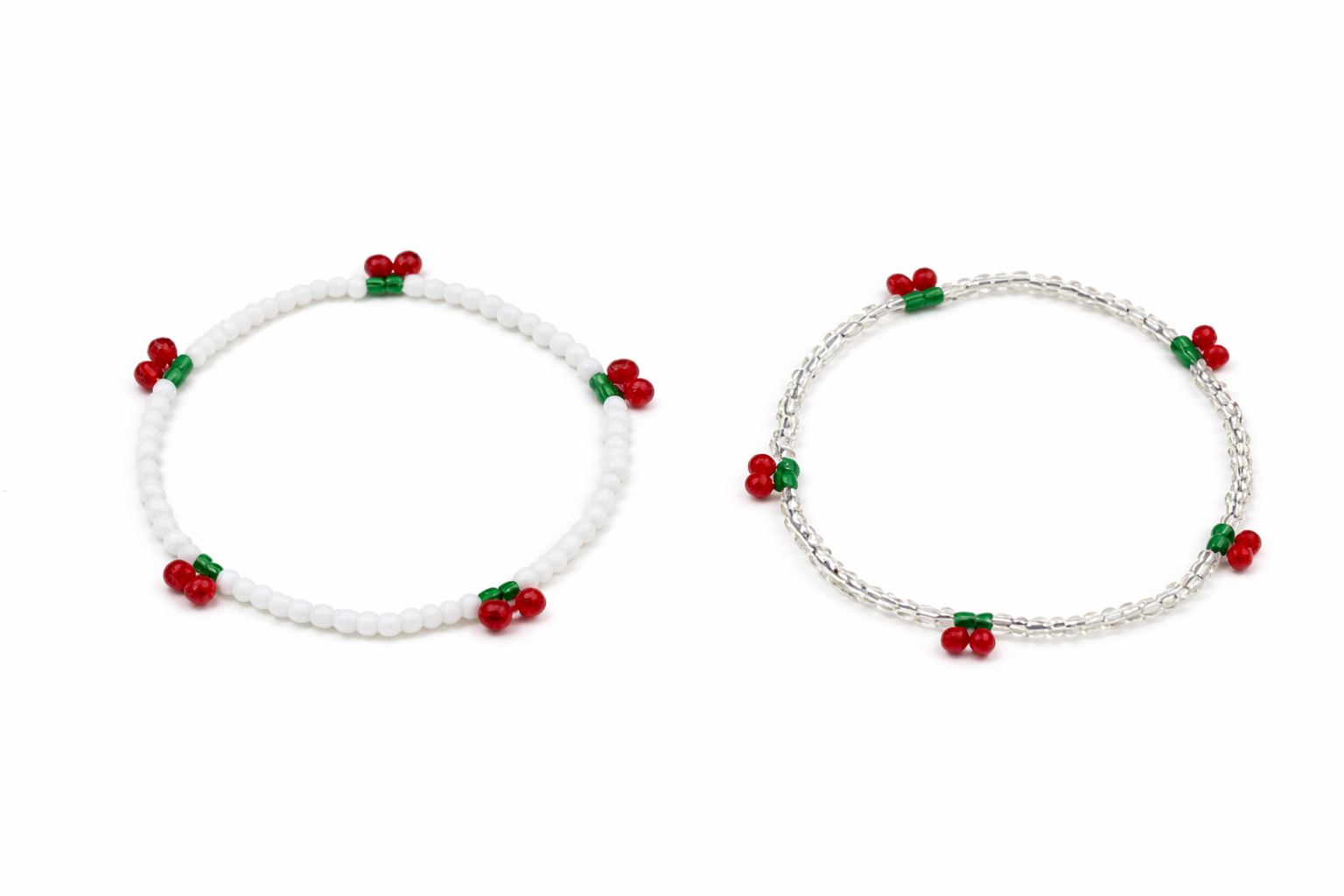 Cherry beaded bracelet