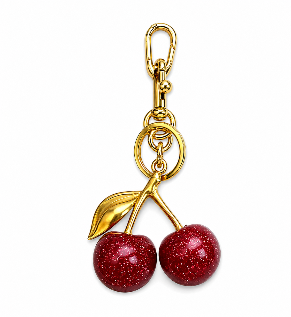 Cherry kiss keychain